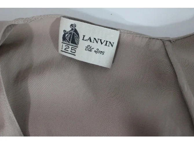 Lanvin Top de murciélago Beige 