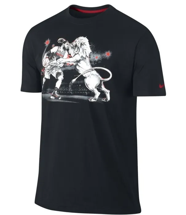 Lebron Lion Within Hero Tee (010/negro/blanco/rojo)