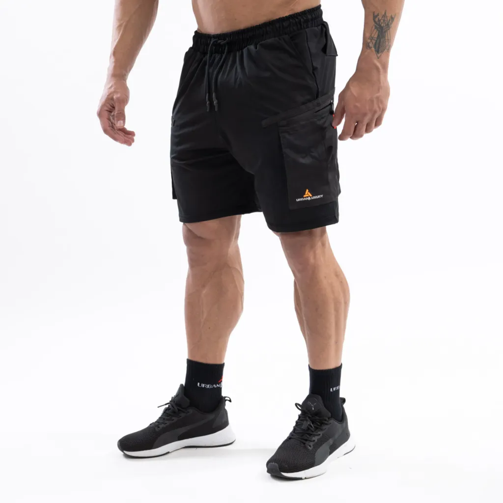 Lightweight Men's Microfiber Pants with Cargo Pockets Shorts