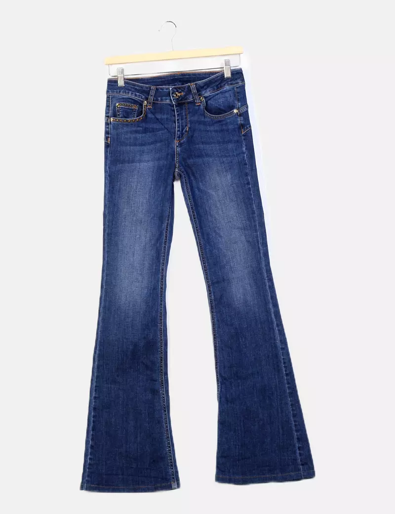 LIU·JO blue navy denim flare jeans - Search results will display a variety of options for this particular product.