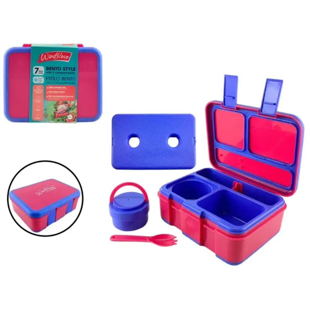 7-Piece Lunch Box 1,020ml