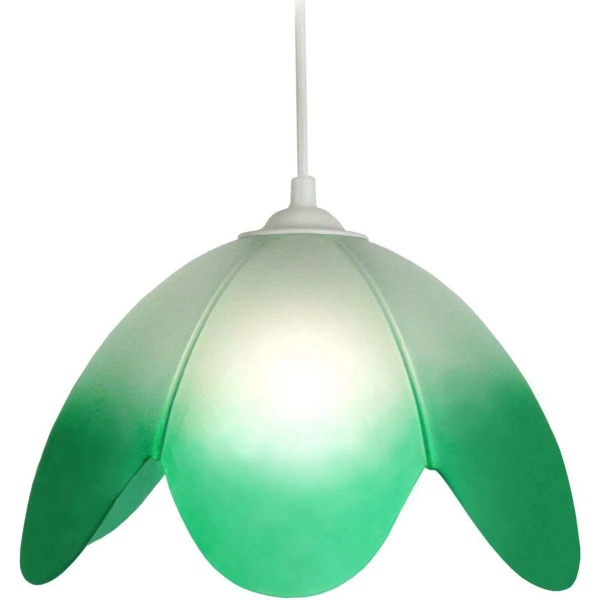 Green Round Glass Pendant Lamp