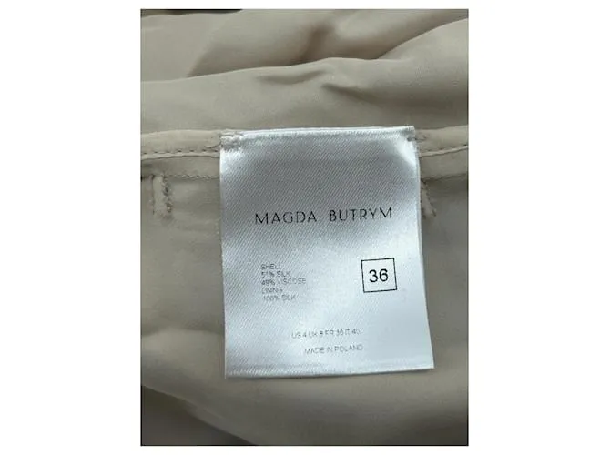 Magda Butrym Gabardinas Beige 