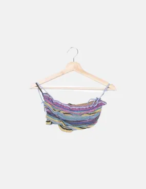 Majorelle Multicolor Cropped Top