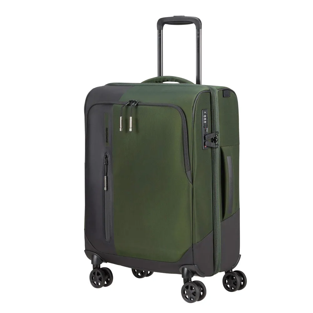 Maleta de cabina BIZ2GO verde oscuro