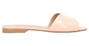 Manolo Blahnik Houramu Plano Beige Castaño 