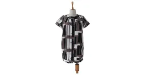 Marimekko Vestidos Castaño Negro Blanco Multicolor 