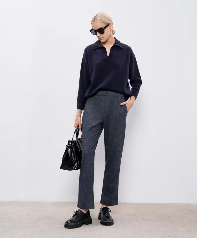 Blue wool sweater by Max Mara Weekend AGRE