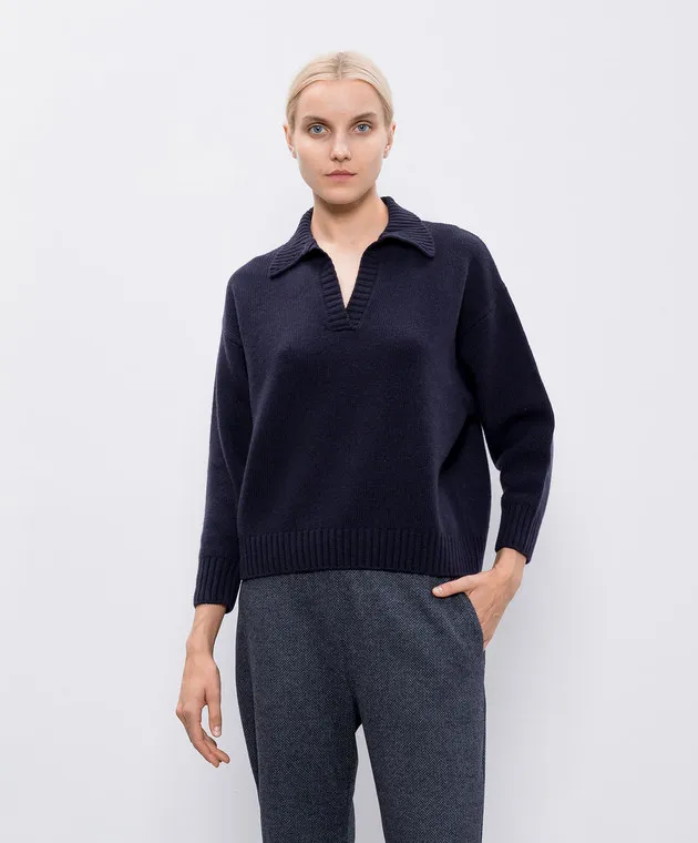 Blue wool sweater by Max Mara Weekend AGRE