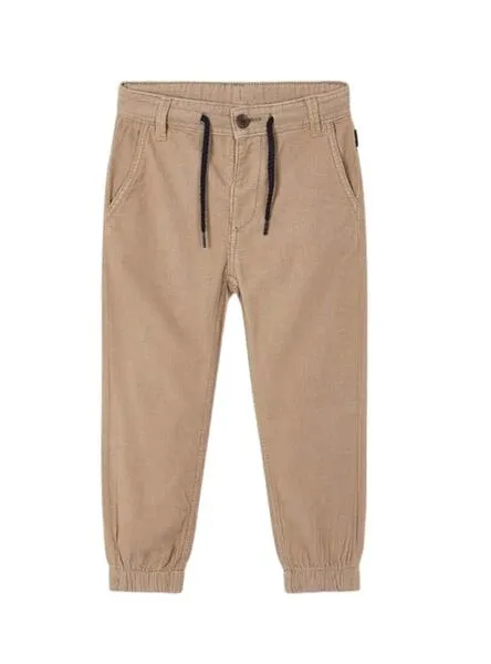 Mayoral Beige Corduroy Skater Fit Boy's Pants