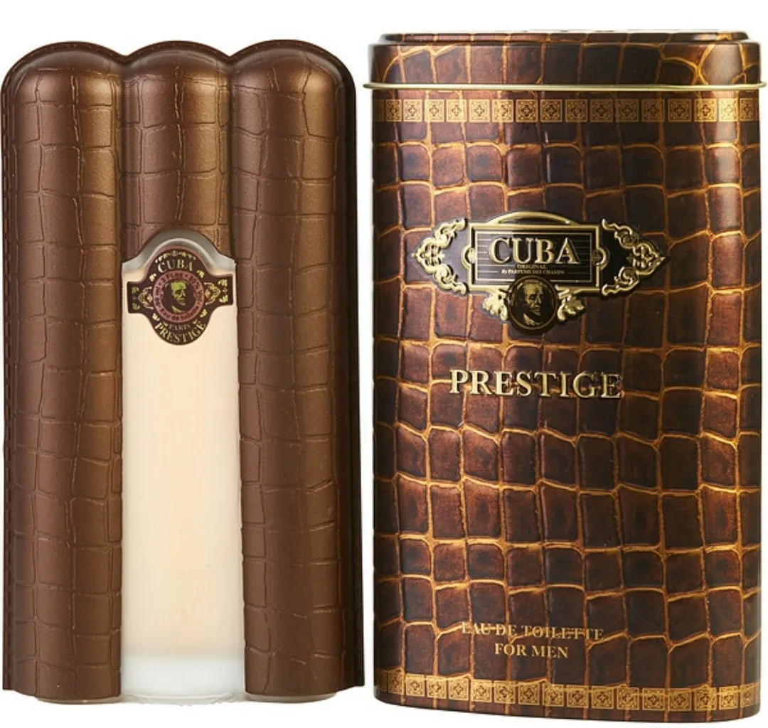 Men's Cuba Prestige Gold Eau De Toilette Spray 3 oz