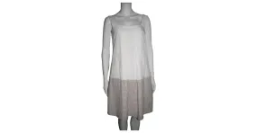 Milly Vestido Pini Blanco Beige 