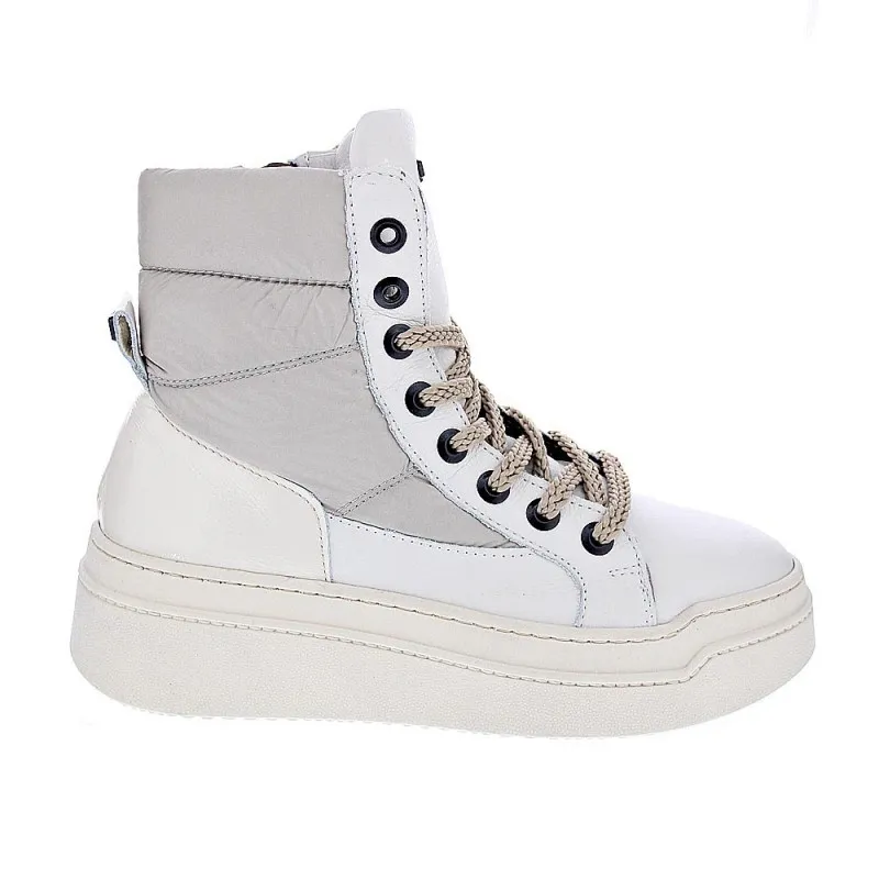 Modern Woman's White Ankle Boots Mjus P74206