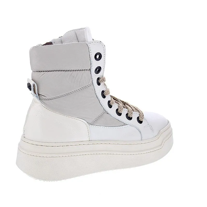 Modern Woman's White Ankle Boots Mjus P74206