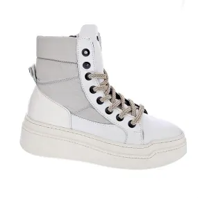 Modern Woman's White Ankle Boots Mjus P74206