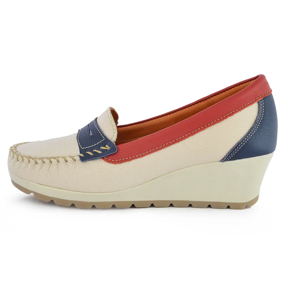 MOCASIN ROSARIO BEIGE