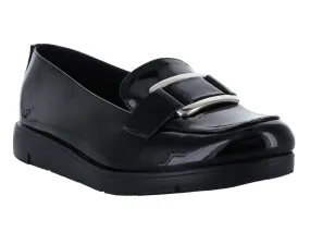 Mocasines Clinton 101 Negro/negro Para Mujer