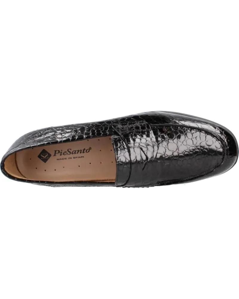 Mocasines de Mujer PIESANTO 235544P NEGRO