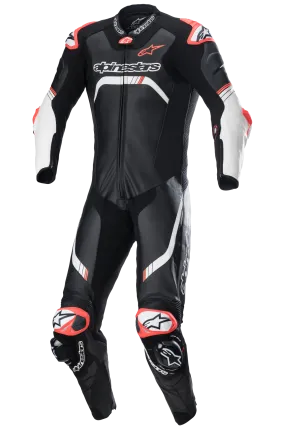 Mono de cuero Alpinestars GP Tech V4 Negro-Blanco 