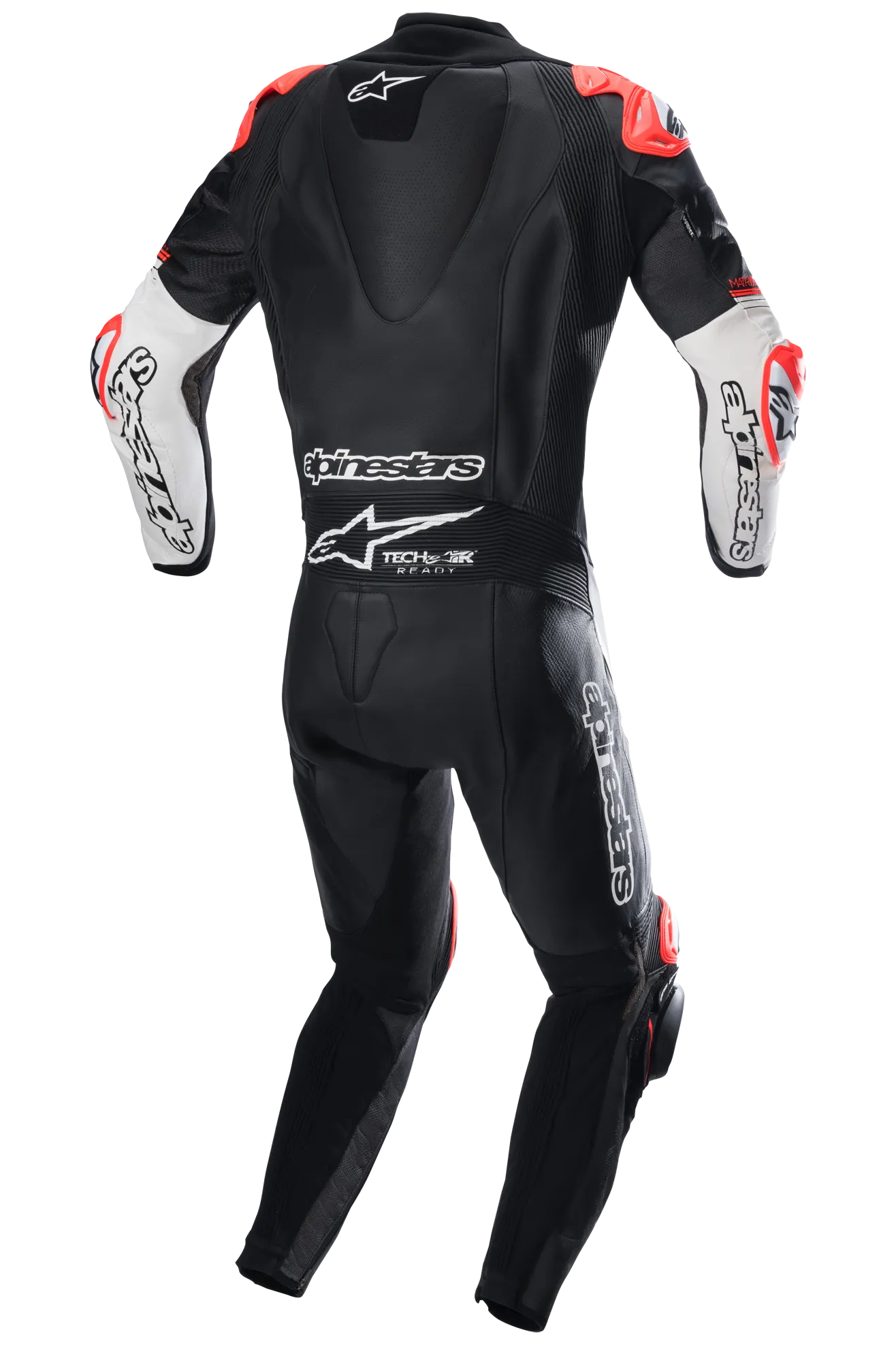 Mono de cuero Alpinestars GP Tech V4 Negro-Blanco 