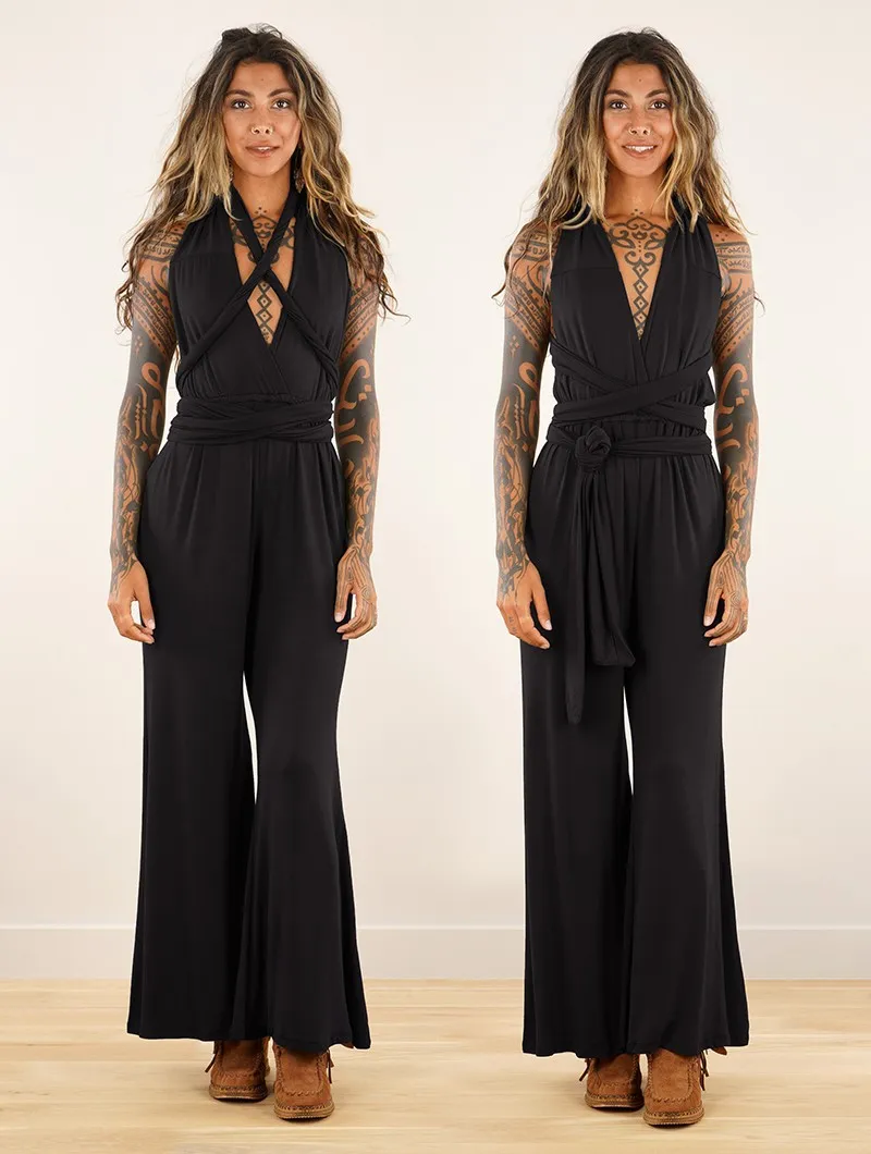 Black Wakiza Infinity Jumpsuit