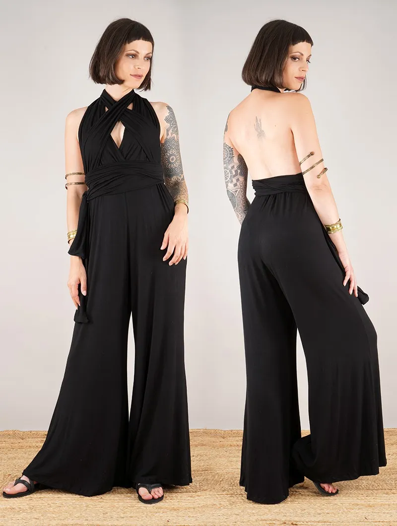 Black Wakiza Infinity Jumpsuit