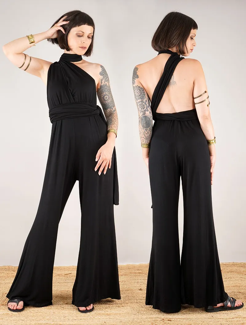 Black Wakiza Infinity Jumpsuit