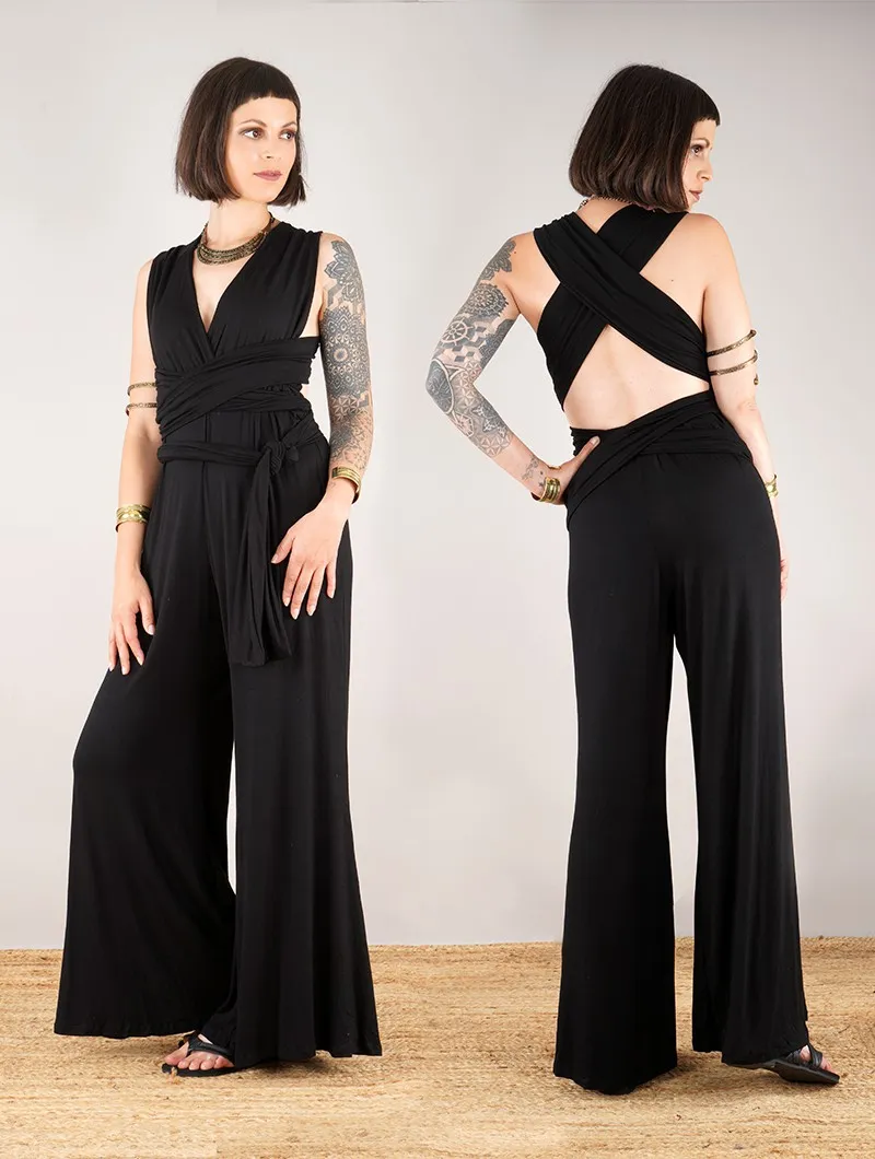 Black Wakiza Infinity Jumpsuit