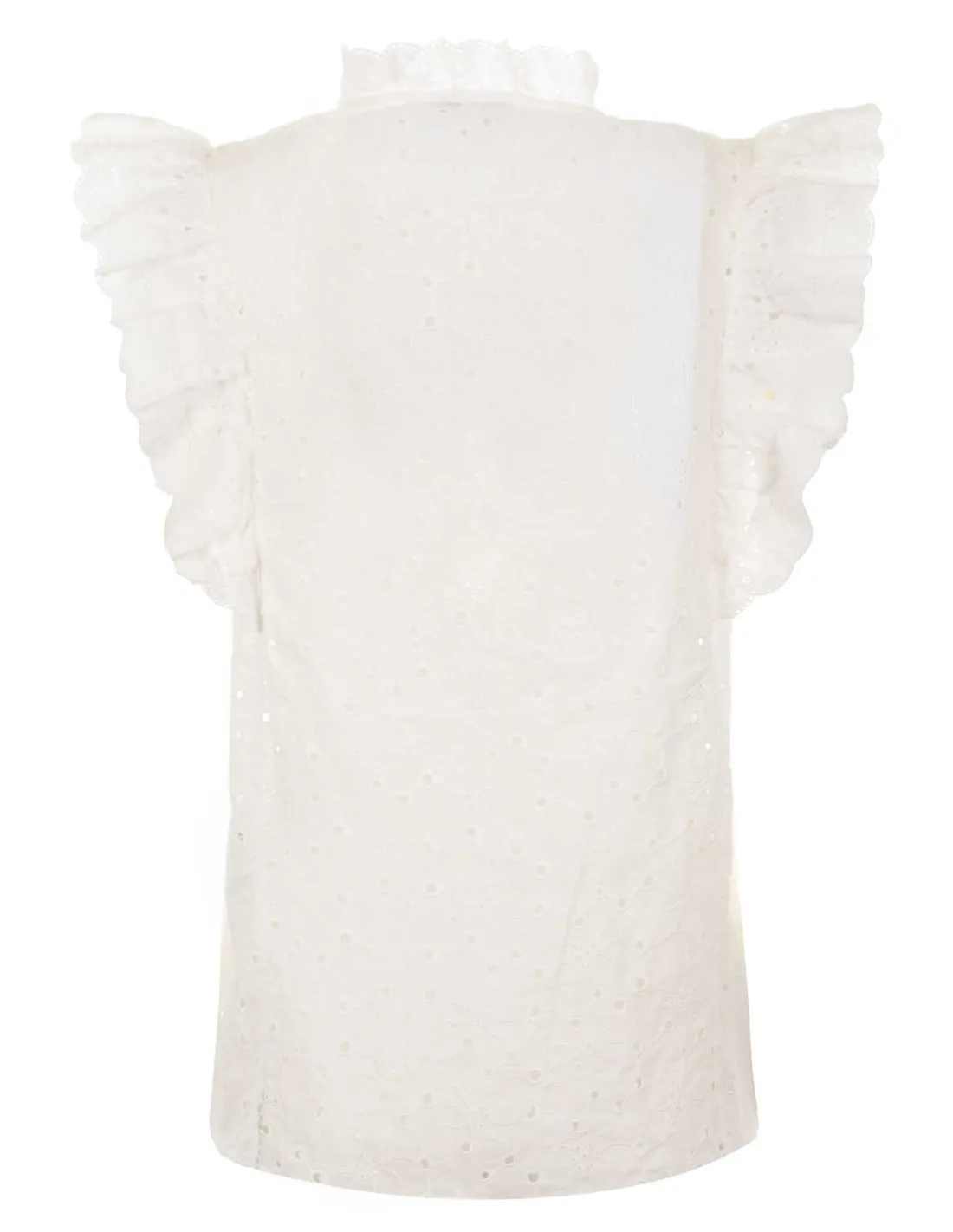 NAF NAF - Blusa blanca AENC 67 Mujer