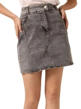 Naf Naf Denim Gray Women's Skirt