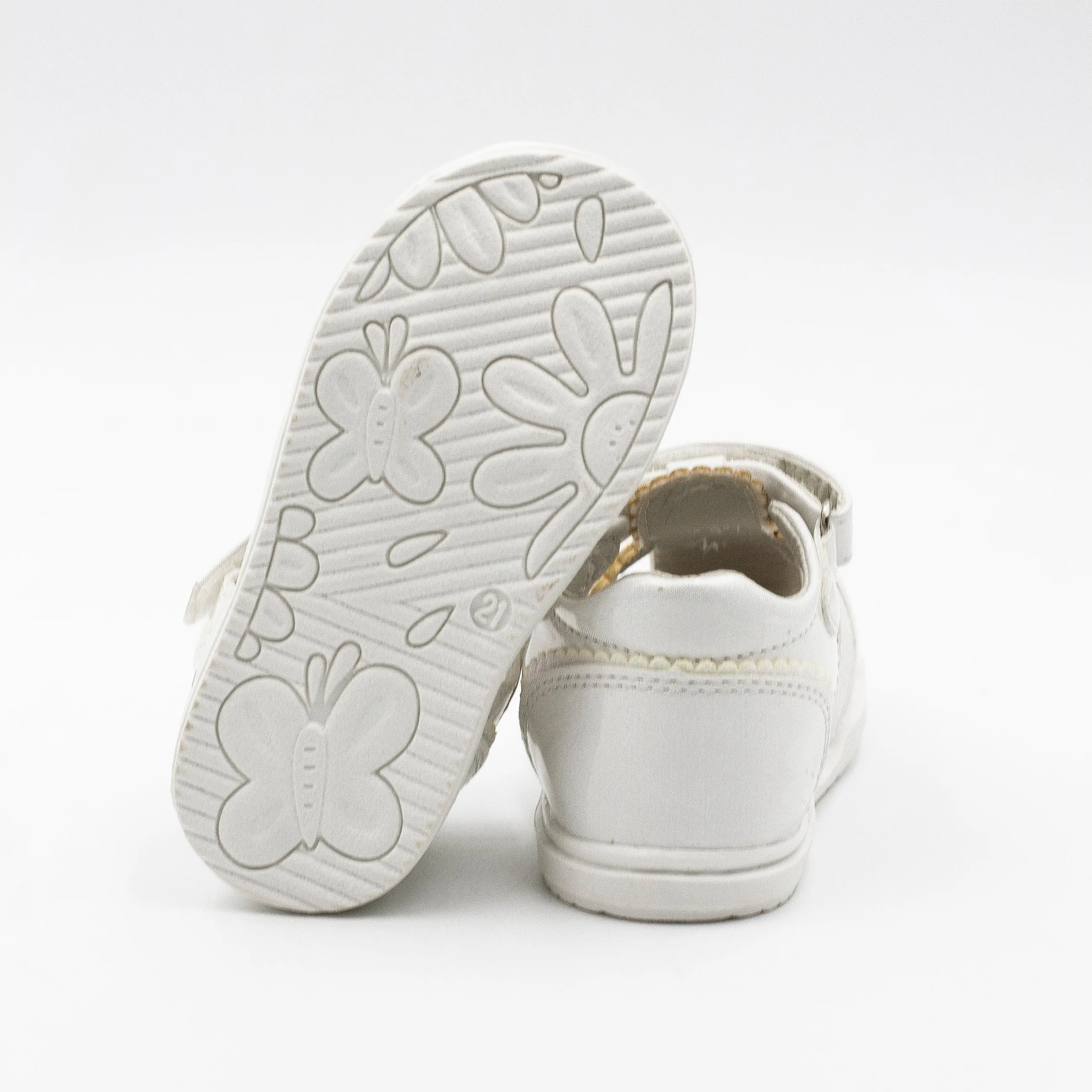 Natgeo Kids Sandalia Nia con velcro Blanco Plateado