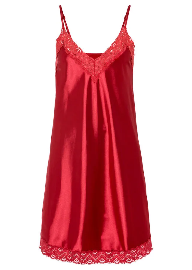 Coral Red Negligee