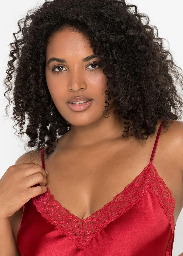 Coral Red Negligee