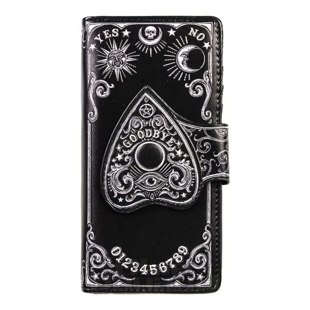 Nemesis Now Cartera de planchette en relieve con tablero de espíritu (negro/blanco)