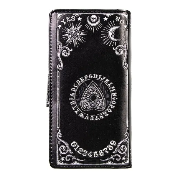 Nemesis Now Cartera de planchette en relieve con tablero de espíritu (negro/blanco)