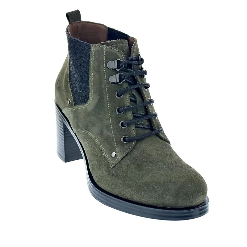 Women's Nero Giardini 8821 Green Booties