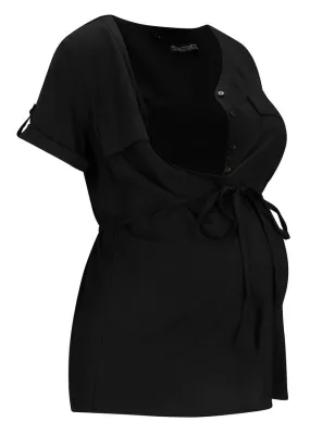 Nursing Top Black