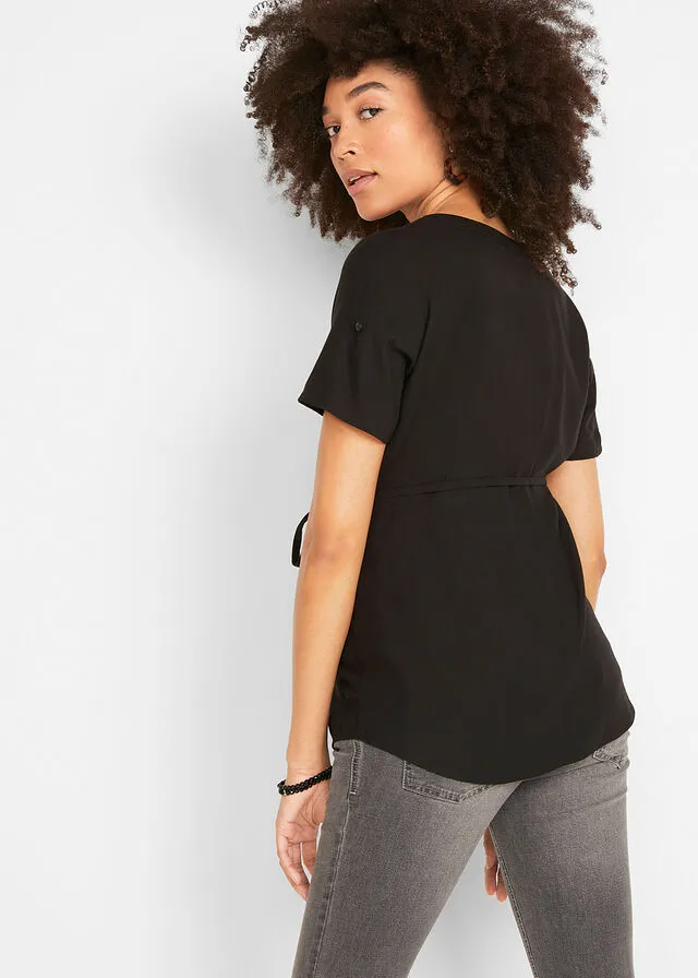 Nursing Top Black