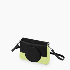 O bag glam verde apio y negro