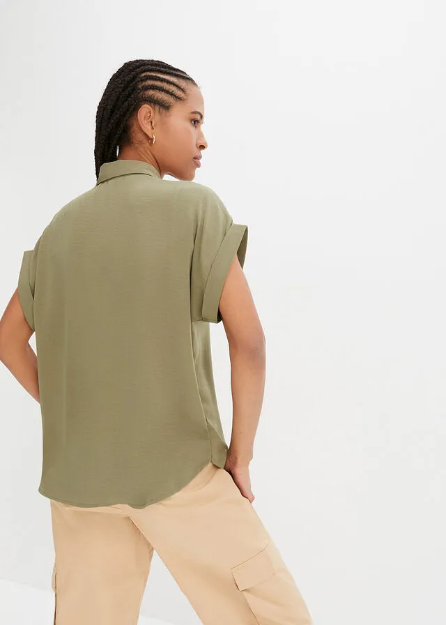 Olive Green Blouse