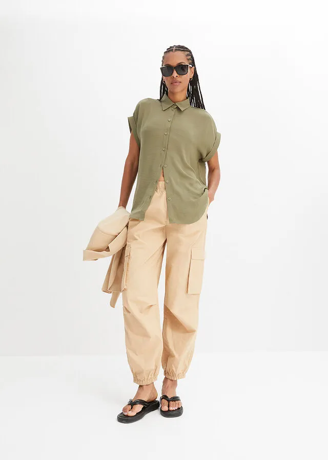 Olive Green Blouse