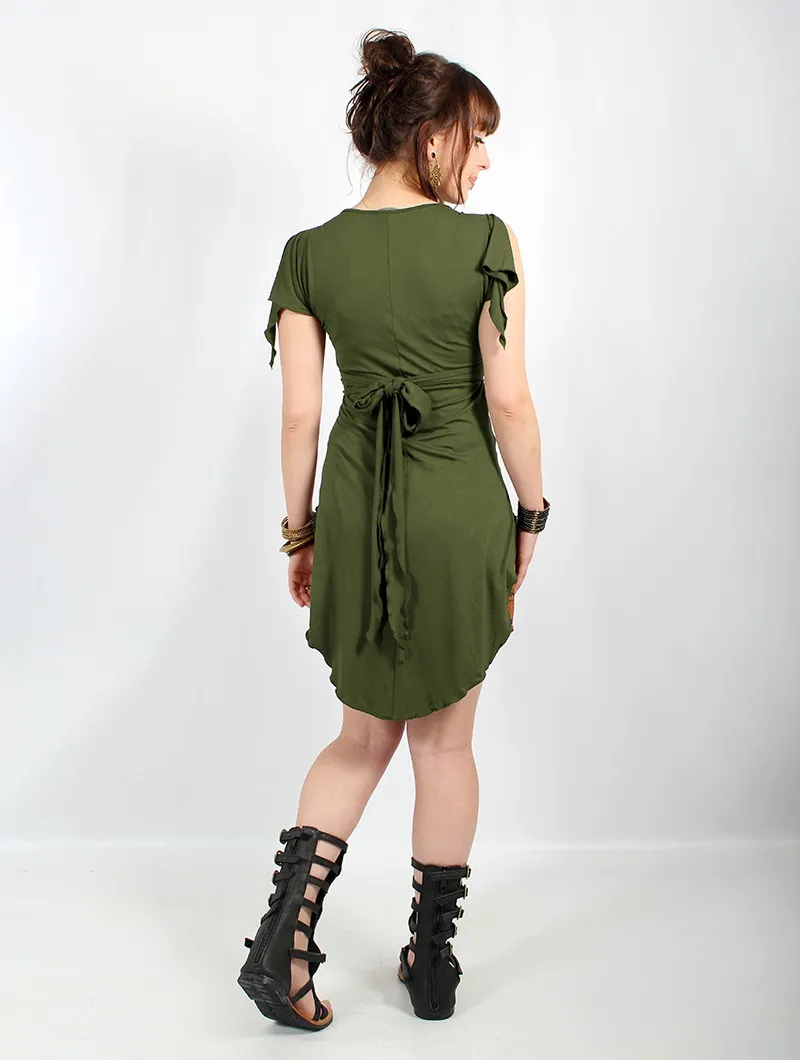 Chainat Olive Green tunic top