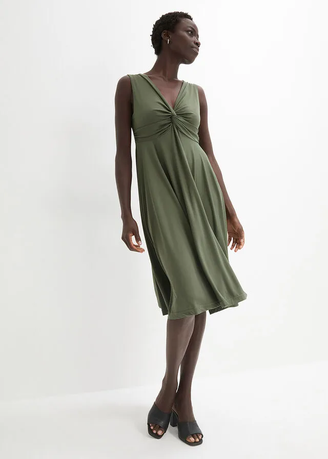 Olive Green Dress