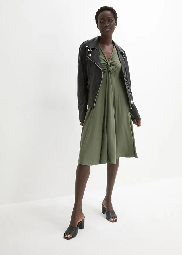 Olive Green Dress