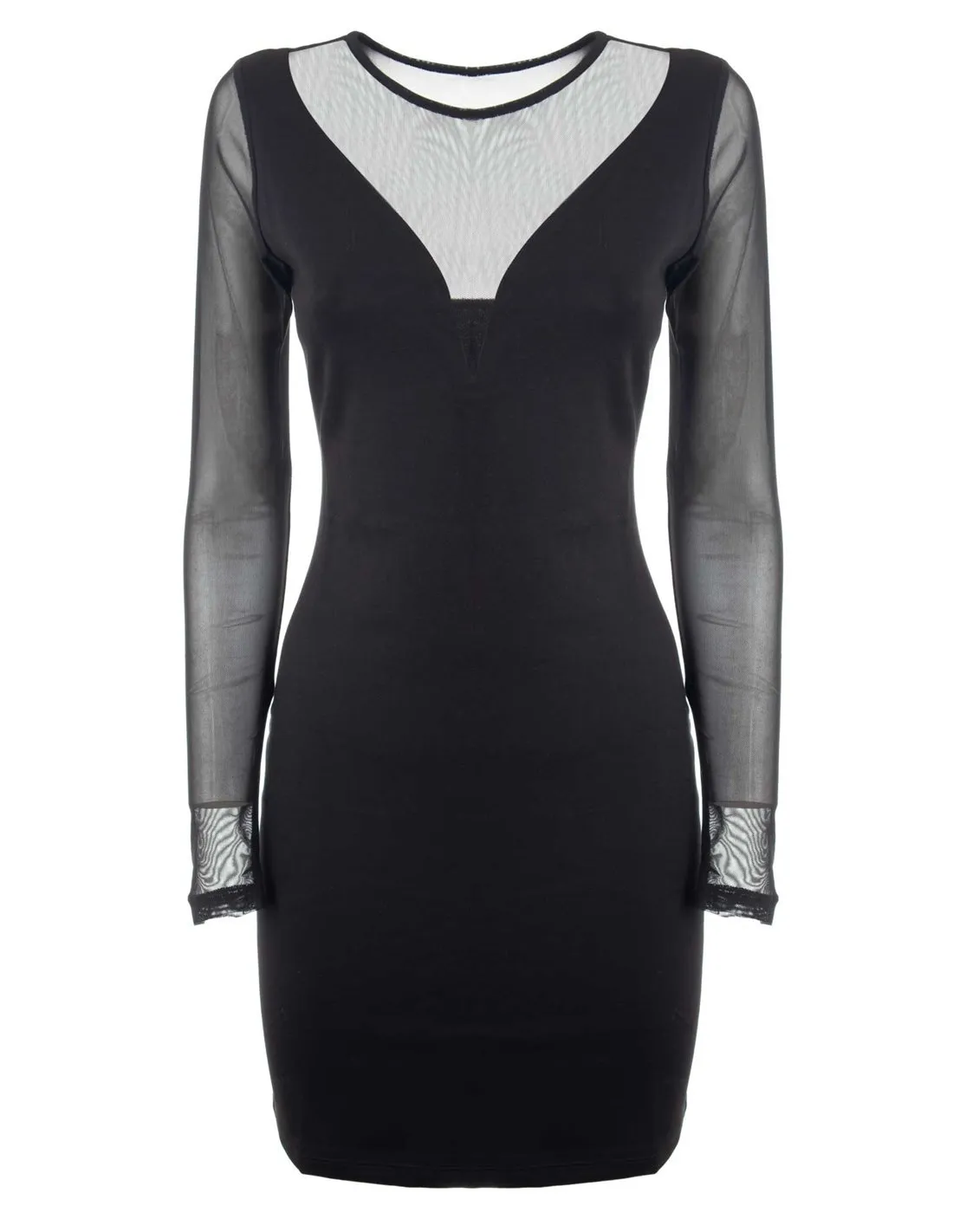 ONLY - Vestido negro onlBecki LS MIX 15331783 Mujer