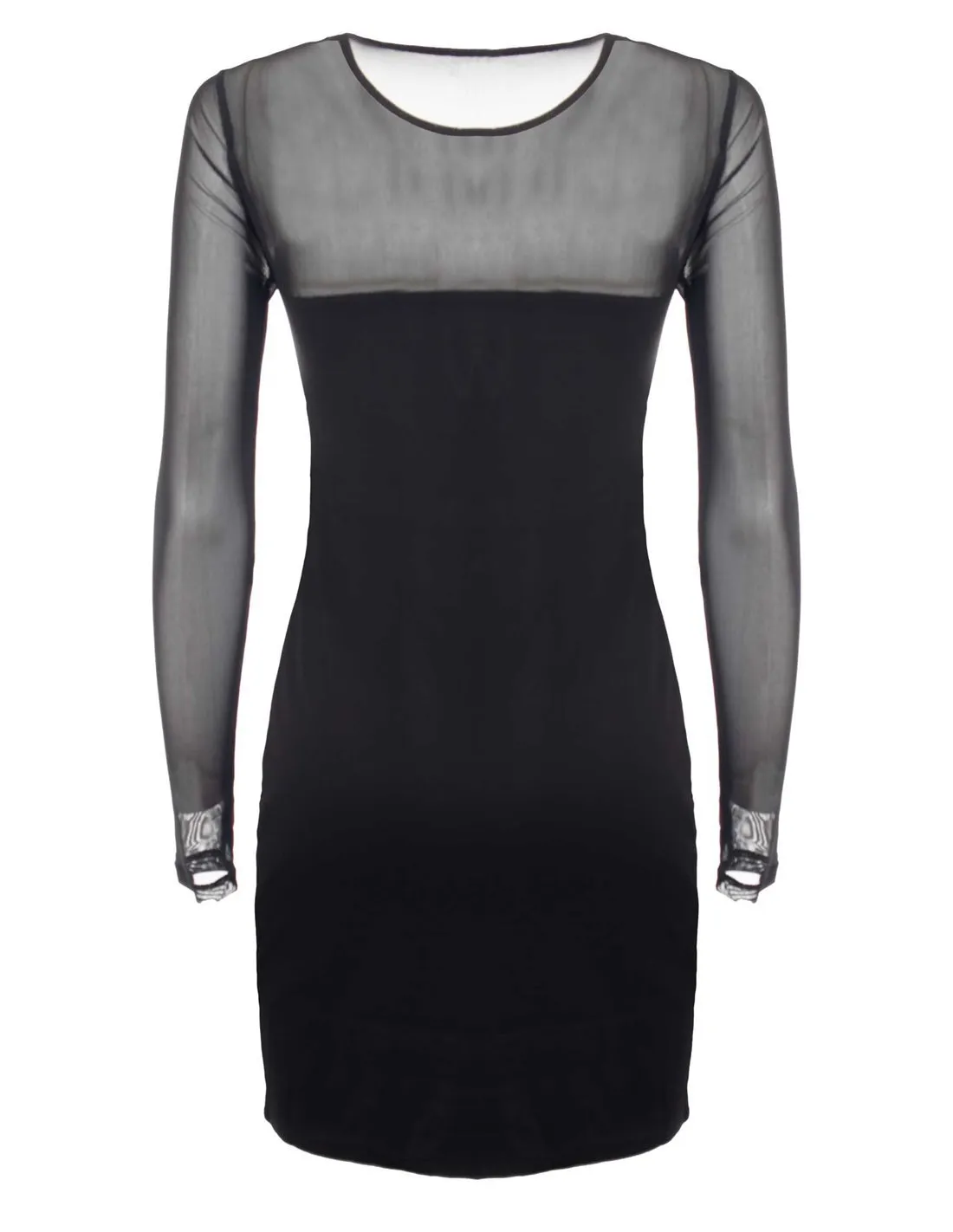 ONLY - Vestido negro onlBecki LS MIX 15331783 Mujer