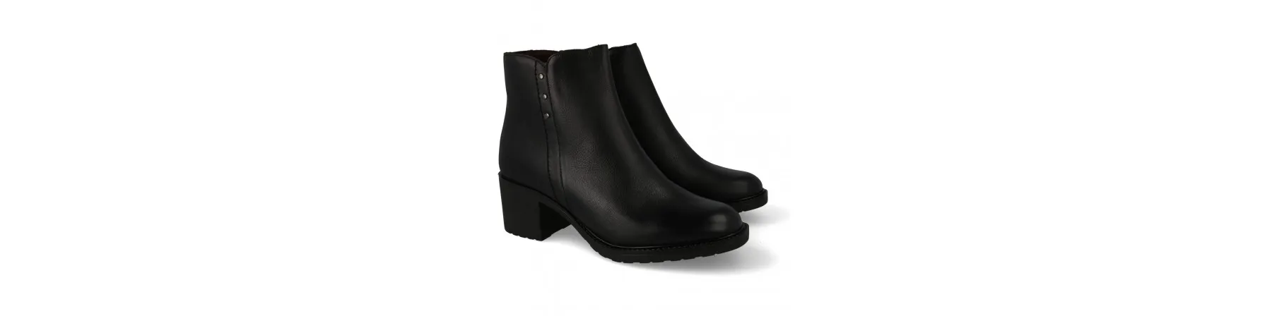 OUTLET BOTINES MUJER PIEL NEGROS MOD. BRISTOL NE