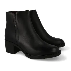 OUTLET BOTINES MUJER PIEL NEGROS MOD. BRISTOL NE