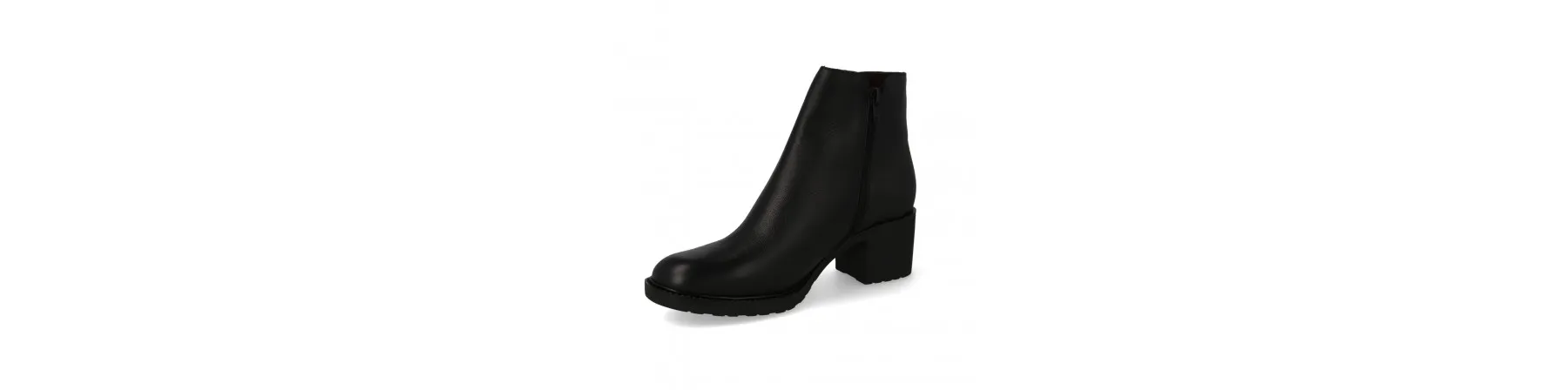 OUTLET BOTINES MUJER PIEL NEGROS MOD. BRISTOL NE