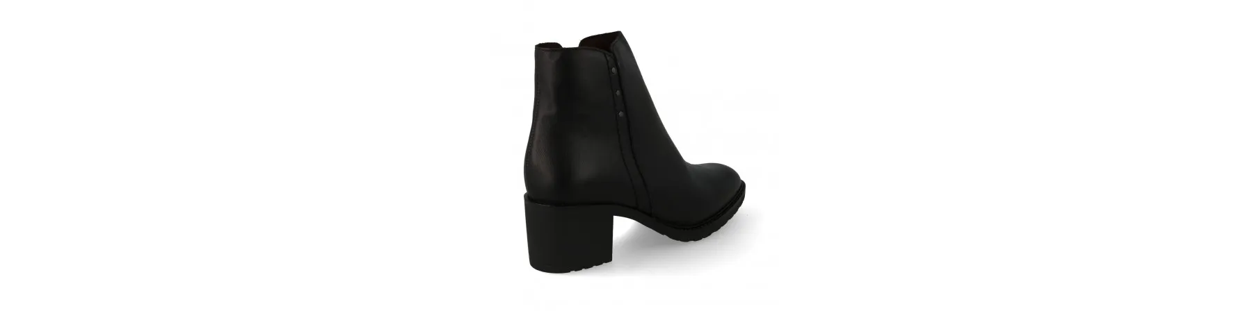 OUTLET BOTINES MUJER PIEL NEGROS MOD. BRISTOL NE